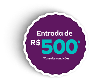Entrada de R$500